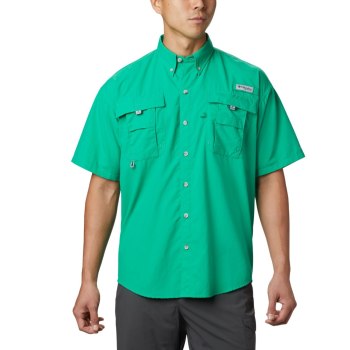 Columbia Overhemd Heren, PFG Bahama II Short Sleeve LichtGroen, 24WKGPJZA